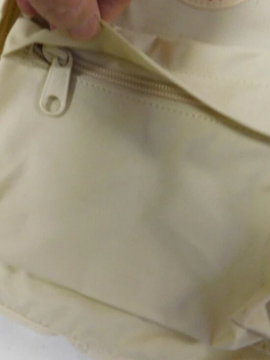 Fjallraven Kanken Sling Backpack Bag with Seat Cusion Khaki Cream Color main image 2